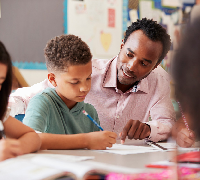 teacher and student
