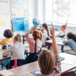 Classroom of students at Title I schools